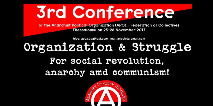 APO Anarchist Congress in Greece Jan 2019 poster cropped