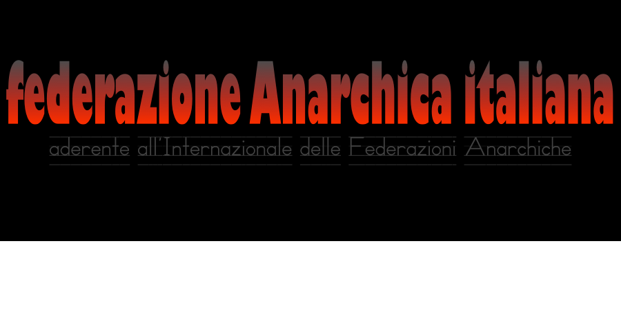 FAI Italian Anarchist Federation website banner