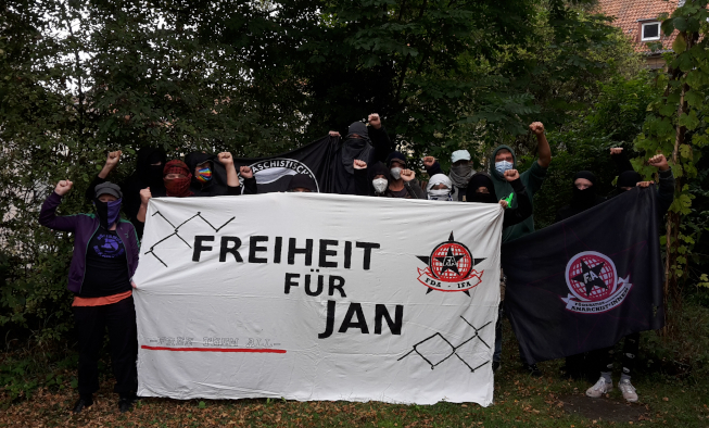 Freiheit für Jan! Gegen die autoritären Verhältnisse, in Nürnberg und Überall! Kommt zur Demonstration am 16.10.2021!