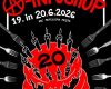 A infoshop 20 year anniversary poster - Slovenia